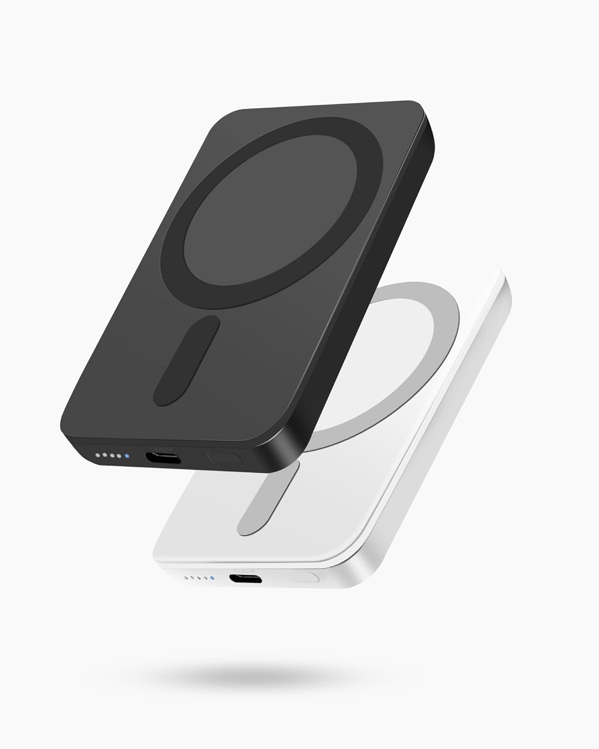 Miady 2-Pack MagSafe-Compatible Portable Charger, 5000mAh Mini Magnetic Power Bank, Compact 5W Wireless Battery Pack for iPhone 17/16/15/14/13/12 thumbnail