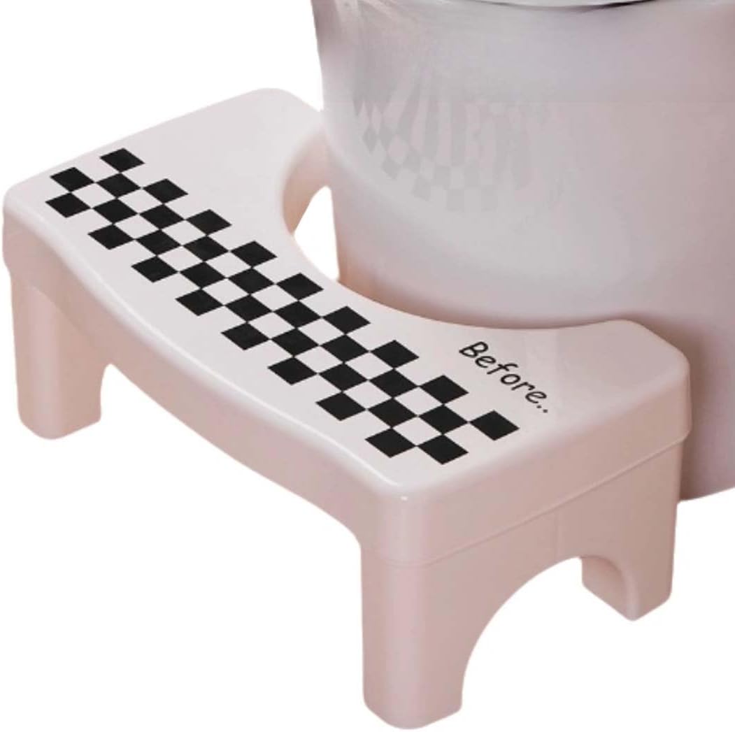Bath Squat Step Stool Anti Slip Design Plastic Footstools for Constipation Piles Relief Easy to Clean Multifunctional Seat Tray Portable thumbnail