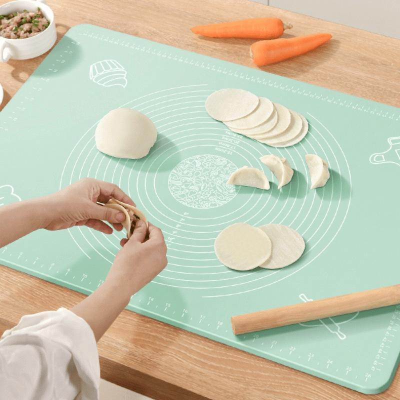Joebo Cooking Mat Bread Mat Baking Mat Graduated Heat Resistant Placemat Bread Bread Baking Mat Food Grade Silicone Countertop Protective Mat Anti-Slip Baking Tools (40x30) thumbnail